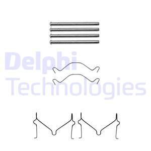 DELPHI Комплектующие, колодки дискового тормоза LX0306