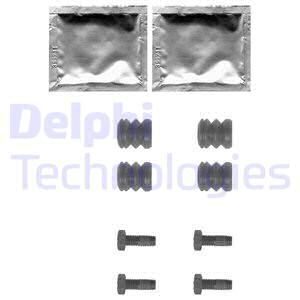 DELPHI Комплектующие, колодки дискового тормоза LX0355