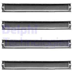 DELPHI Комплектующие, колодки дискового тормоза LX0362