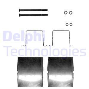 DELPHI Комплектующие, колодки дискового тормоза LX0391