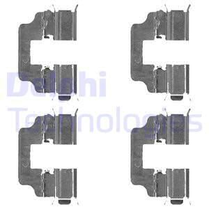 DELPHI Lisakomplekt, ketaspiduriklotsid LX0493