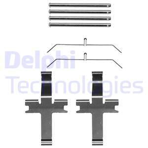 DELPHI Комплектующие, колодки дискового тормоза LX0495