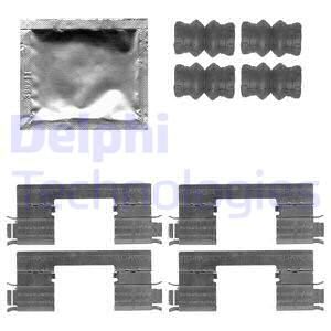 DELPHI Комплектующие, колодки дискового тормоза LX0538