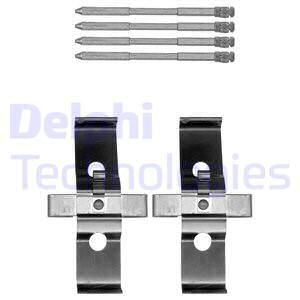 DELPHI Комплектующие, колодки дискового тормоза LX0548