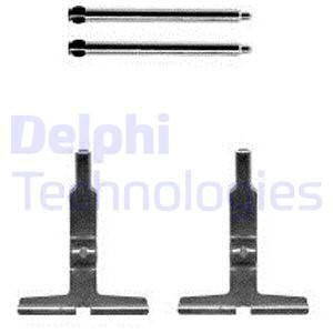 DELPHI Комплектующие, колодки дискового тормоза LX0570