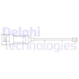 DELPHI Сигнализатор, износ тормозных колодок LZ0133