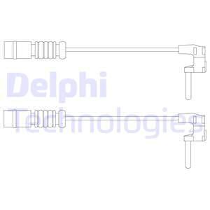 DELPHI Сигнализатор, износ тормозных колодок LZ0230