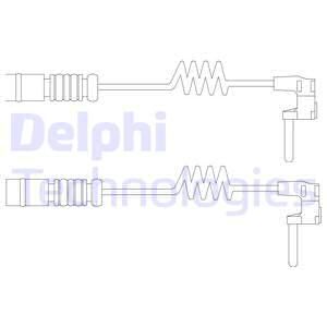 DELPHI Сигнализатор, износ тормозных колодок LZ0232