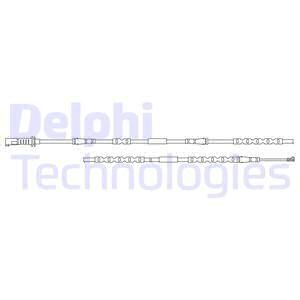 DELPHI Сигнализатор, износ тормозных колодок LZ0236