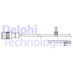 DELPHI Hoiatuskontakt, piduriklotsi kulumine LZ0264