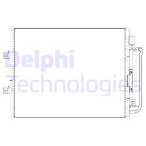 DELPHI Конденсатор, кондиционер TSP0225592