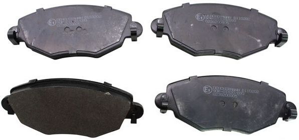 DENCKERMANN Комплект тормозных колодок, дисковый тормоз B110202