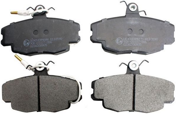 DENCKERMANN Комплект тормозных колодок, дисковый тормоз B110590