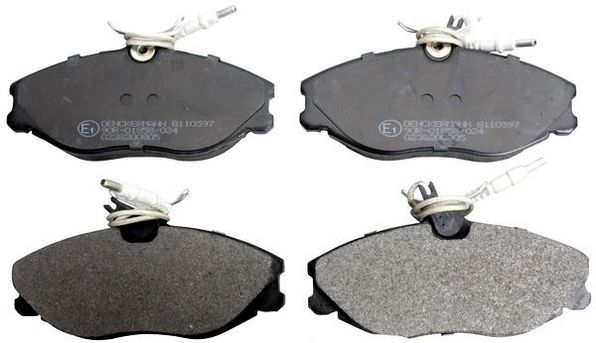 DENCKERMANN Комплект тормозных колодок, дисковый тормоз B110597