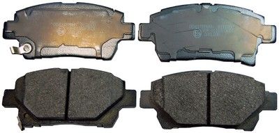 DENCKERMANN Комплект тормозных колодок, дисковый тормоз B111000