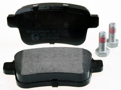 DENCKERMANN Комплект тормозных колодок, дисковый тормоз B111020