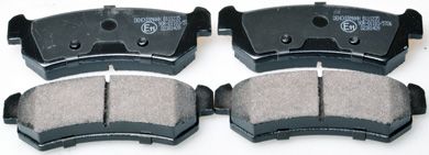 DENCKERMANN Комплект тормозных колодок, дисковый тормоз B111235