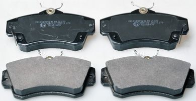 DENCKERMANN Комплект тормозных колодок, дисковый тормоз B111237