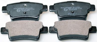 DENCKERMANN Комплект тормозных колодок, дисковый тормоз B111238