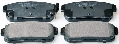 DENCKERMANN Комплект тормозных колодок, дисковый тормоз B111260