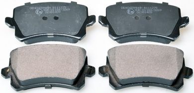 DENCKERMANN Комплект тормозных колодок, дисковый тормоз B111275