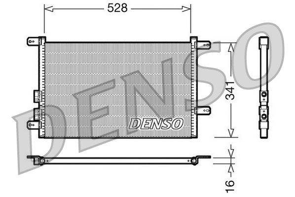 DENSO Kondensaator,kliimaseade DCN01003