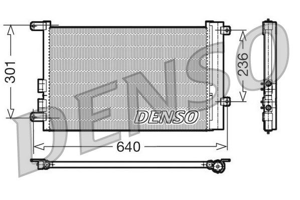 DENSO Kondensaator,kliimaseade DCN01016