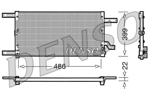 DENSO Kondensaator,kliimaseade DCN01021
