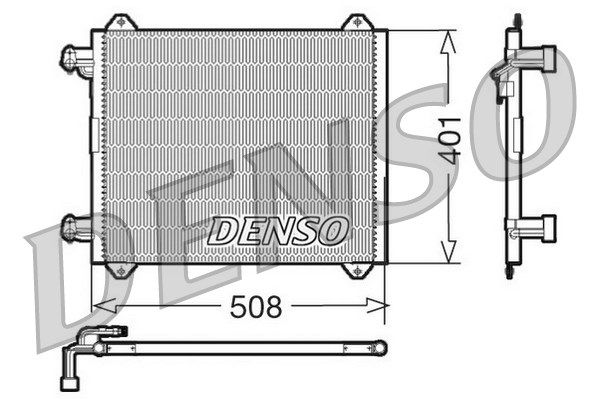 DENSO Kondensaator,kliimaseade DCN02009