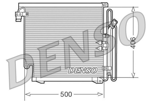 DENSO Kondensaator,kliimaseade DCN02010