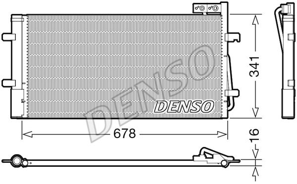 DENSO Kondensaator,kliimaseade DCN02035