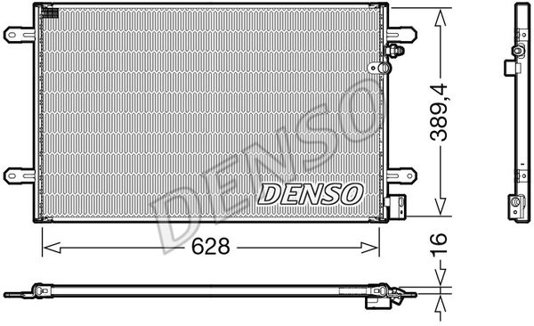 DENSO Kondensaator,kliimaseade DCN02037