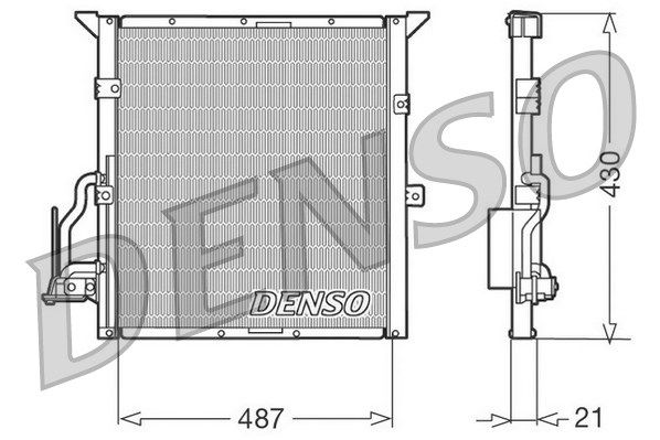 DENSO Kondensaator,kliimaseade DCN05002