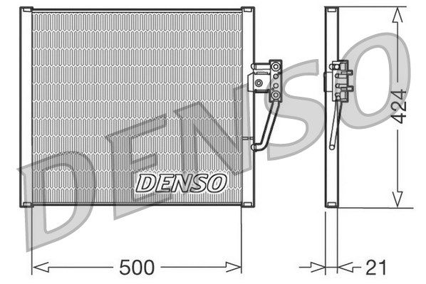 DENSO Kondensaator,kliimaseade DCN05005
