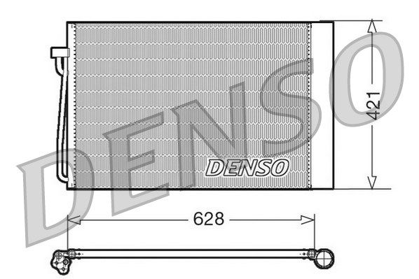 DENSO Конденсатор, кондиционер DCN05018