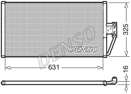 DENSO Kondensaator,kliimaseade DCN05021
