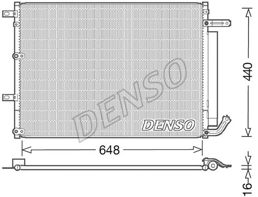 DENSO Kondensaator,kliimaseade DCN06018