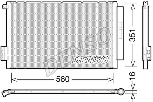 DENSO Kondensaator,kliimaseade DCN09043