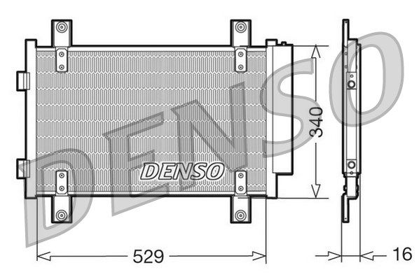 DENSO Kondensaator,kliimaseade DCN09049