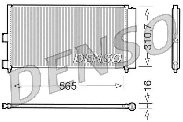 DENSO Kondensaator,kliimaseade DCN09070