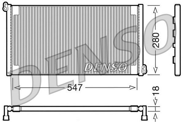 DENSO Kondensaator,kliimaseade DCN09081