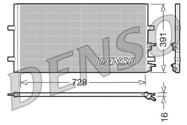 DENSO Kondensaator,kliimaseade DCN10017