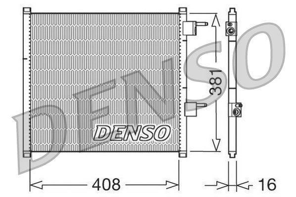 DENSO Kondensaator,kliimaseade DCN10019