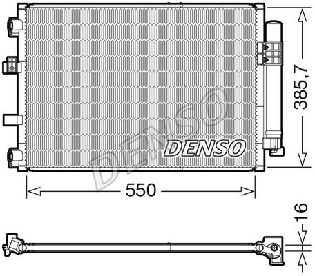 DENSO Kondensaator,kliimaseade DCN10043