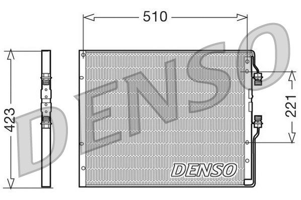 DENSO Kondensaator,kliimaseade DCN12100