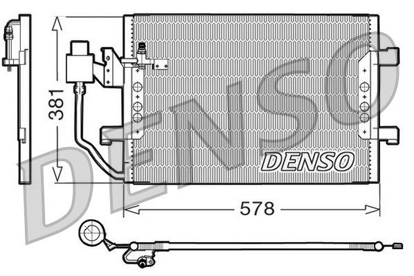 DENSO Kondensaator,kliimaseade DCN17001