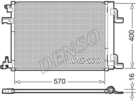 DENSO Kondensaator,kliimaseade DCN20001