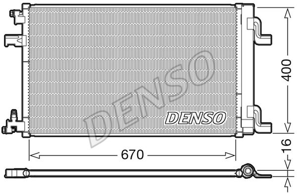 DENSO Kondensaator,kliimaseade DCN20002