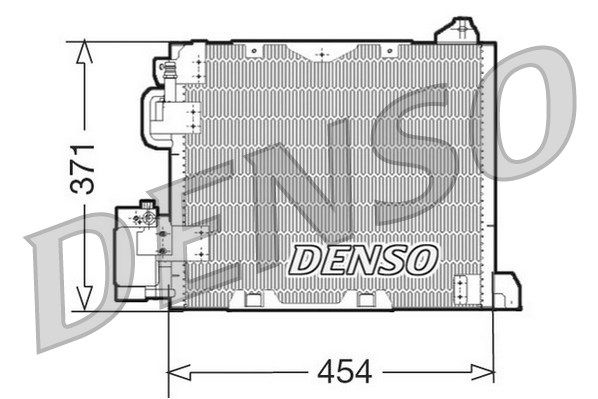 DENSO Конденсатор, кондиционер DCN20006
