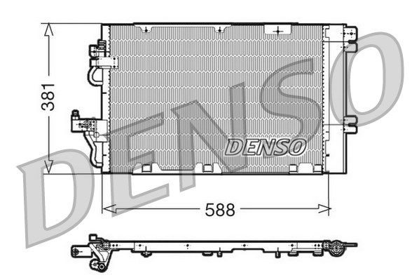 DENSO Kondensaator,kliimaseade DCN20010